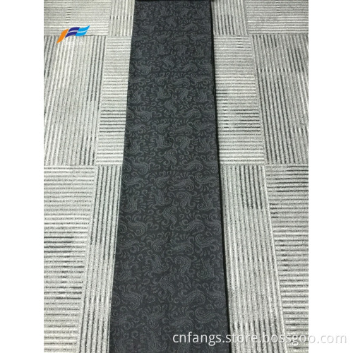Cusrom Polyester Marvijet Jacquard Formal Black Fabrics
